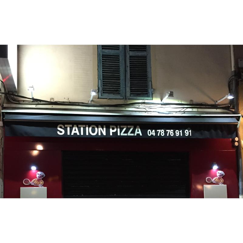 store banne pizzeria Lyon