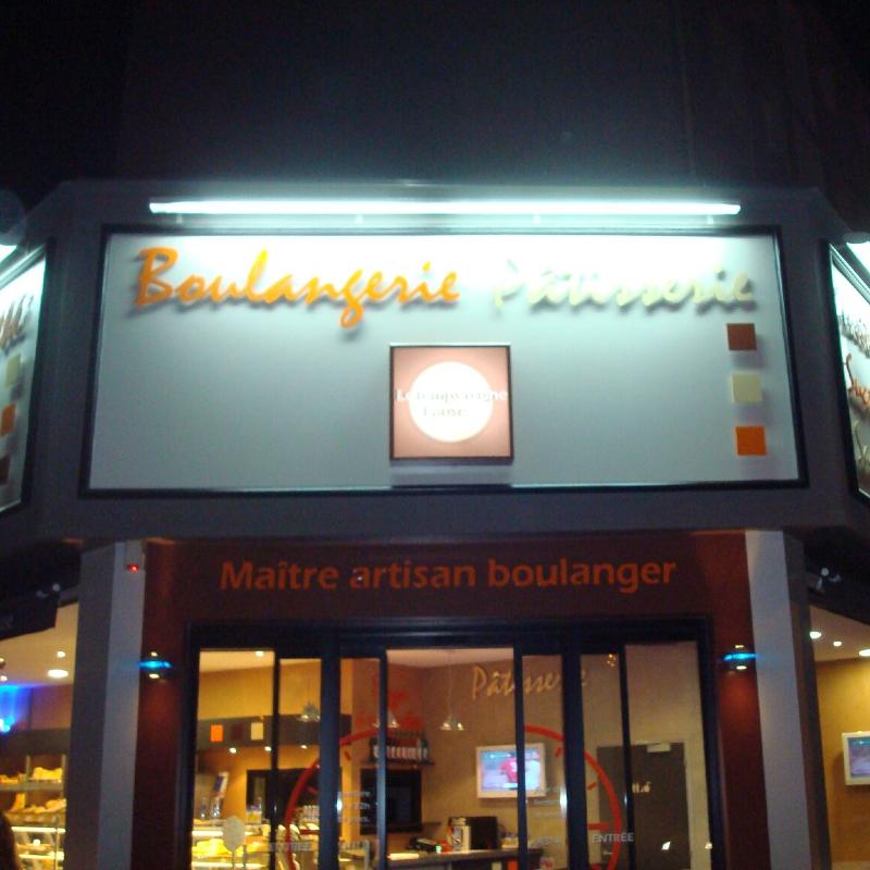 éclairage enseigne boulangerie Lyon